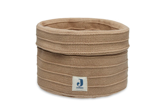 Jollein commodemandje - Pure Knit Biscuit/Nougat/Leaf Green