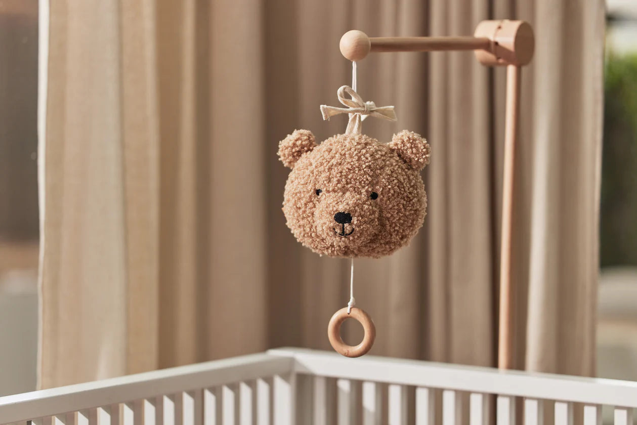 Jollein music pendant - Teddy Bear Biscuit/Natural