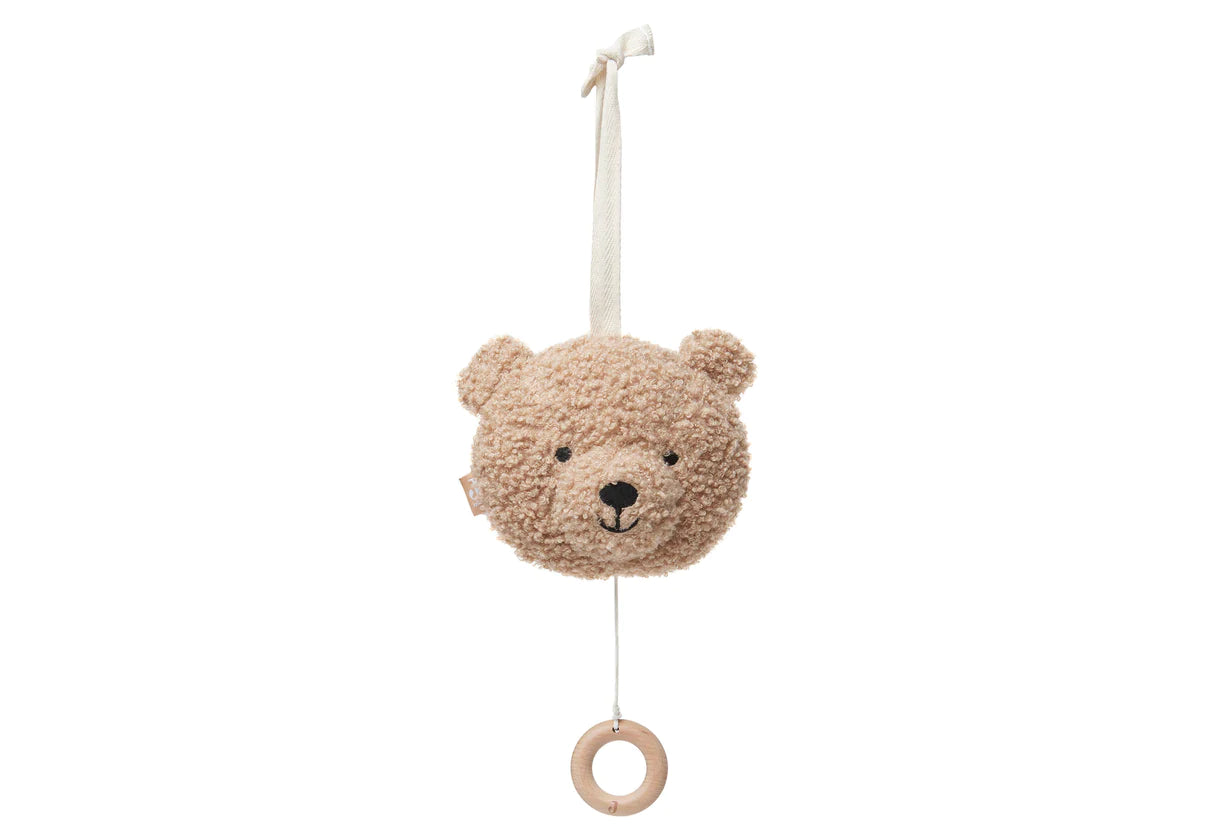 Jollein music pendant Teddy Bear Biscuit Natural