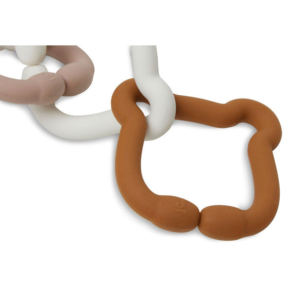 Jollein speelgoed silicone ringen - Teddy Bear