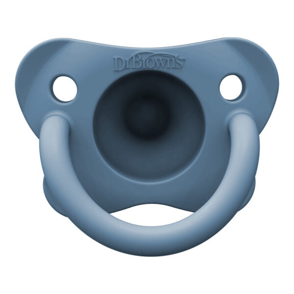 Dr. Brown's happypaci pacifier silicone - Blue & green