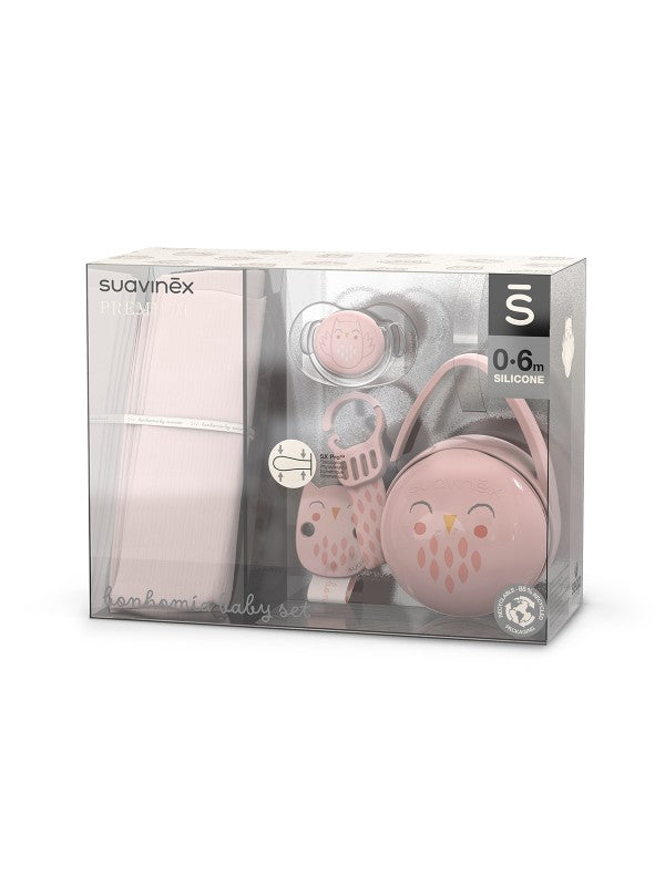 Suavinex bonhomia geschenkset - Beige/Green/Pink