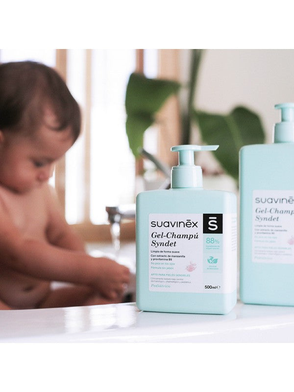 Suavinex baby zeepvrije wasgel & shampoo - 500ml
