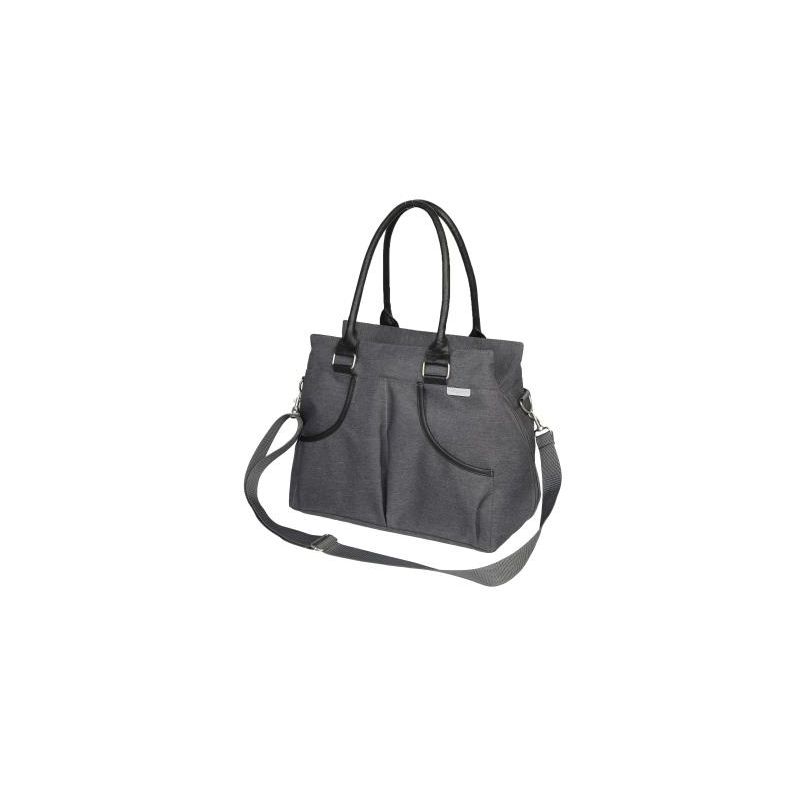 Bo Jungle luiertas - B-casual nursery bag Dark Grey/Light Grey