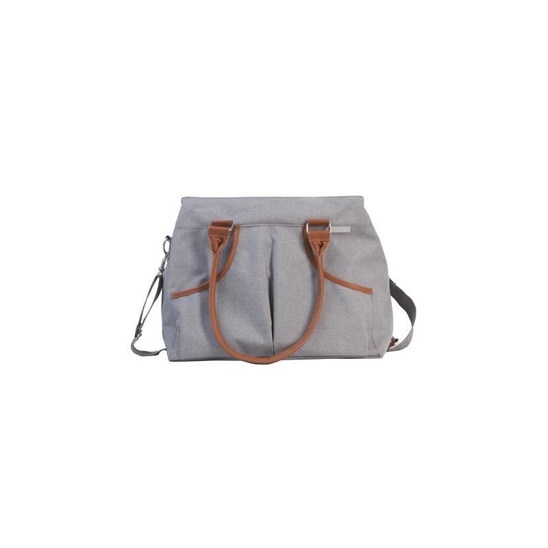 Bo Jungle luiertas - B-casual nursery bag Dark Grey/Light Grey