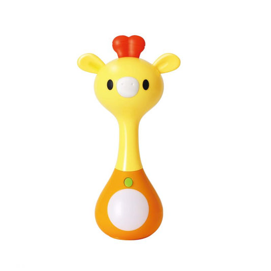 Bo Jungle muziekrammelaar - B-light & music rattle Giraffe/Cat