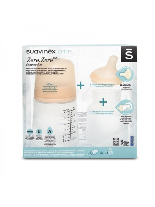 Suavinex zero.zero starterset - 180ml A Flow